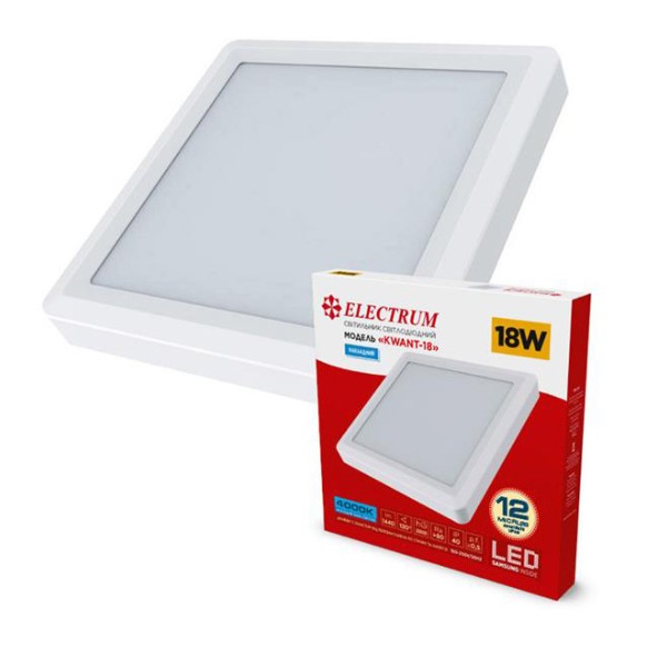 Фото - Светодиодный светильник Electrum 18W 4000К KVANT B-LD-1968