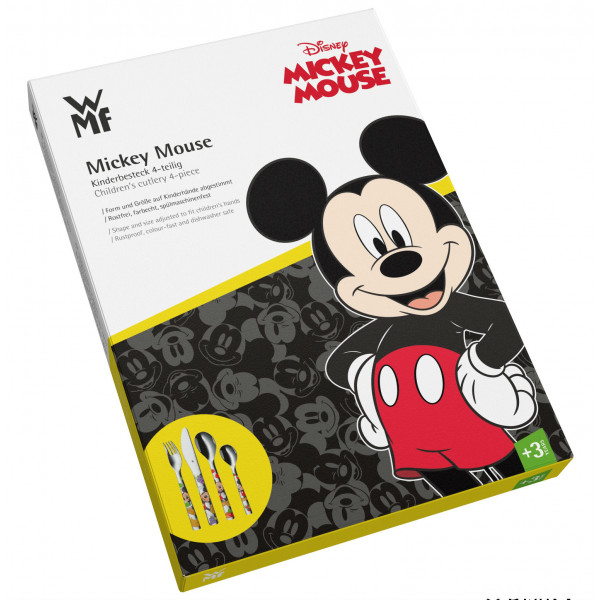 Фото - Набір столових приборів WMF 1282956040 MICKEY MOUSE 4 пр.