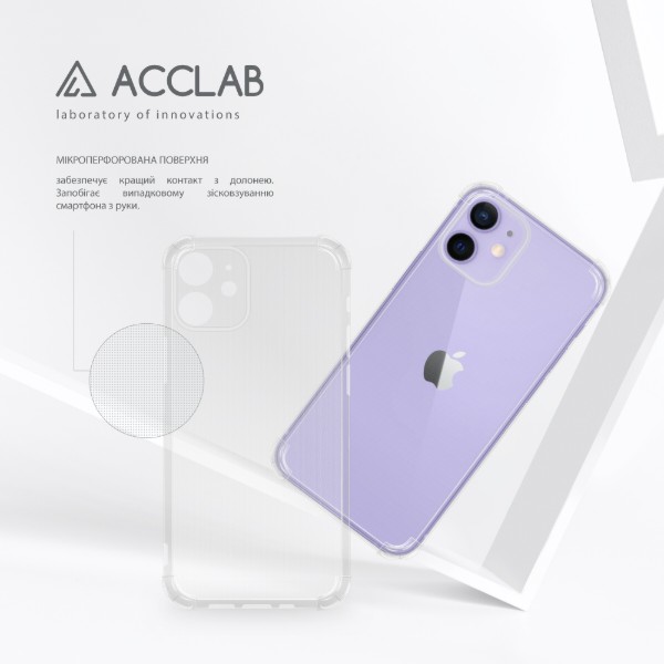 Фото - Чехол для смартфона ACCLAB TPU Shockproof for Apple iPhone 12 Light (1283126610806)