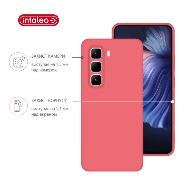 Фото - Чохол для смартфону Intaleo Silicone Case for Infinix Hot 50 Pro Pink (1283126616563)