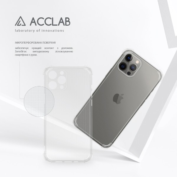 Фото - Чехол для смартфона ACCLAB TPU Shockproof for Apple iPhone 12 Pro Light (1283126610813)