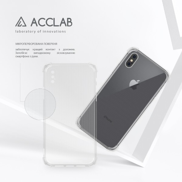 Фото - Чехол для смартфона ACCLAB TPU Shockproof for Apple iPhone X/XS Light (1283126610875)