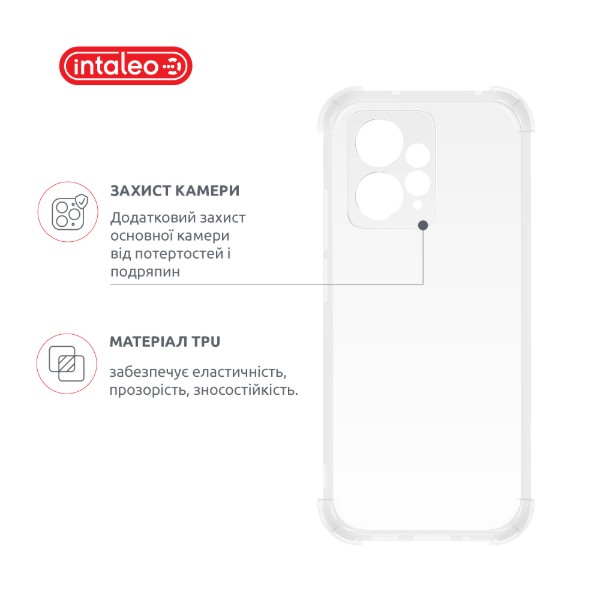 Фото - Чохол для смартфону Intaleo Shockproof for Xiaomi Redmi Note 12 4G Light (1283126576430)