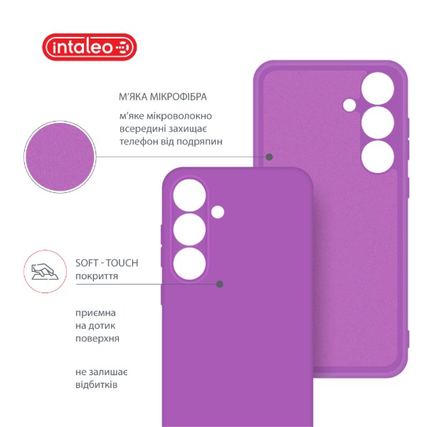 Фото - Чохол для смартфону Intaleo Silicone Case for Samsung Galaxy S24 Purple (1283126600333)
