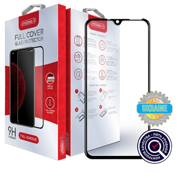 Фото - Защитное стекло для смартфона Intaleo Full Glue for Xiaomi Mi 9 Black (1283126491689)