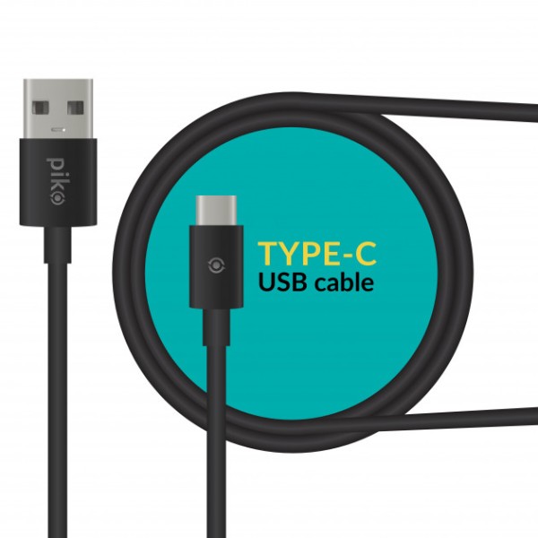 Фото - Кабель Piko CB-UT10 USB Type-C 0,2 Black (1283126493843)