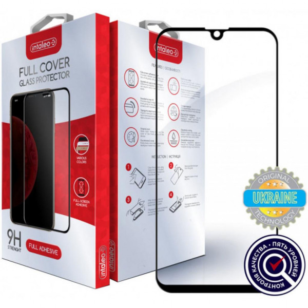 Фото - Захисне скло для смартфону Intaleo Samsung Galaxy A30 SM-A305/A30s SM-A307/A50 SM-A505 Full Glue Black (1283126496028)