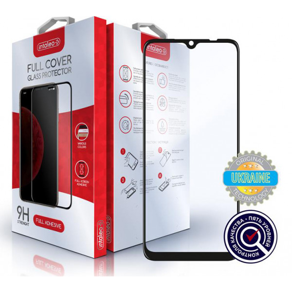 Фото - Защитное стекло для смартфона Intaleo Xiaomi Redmi 9A Full Glue Black (1283126503979)