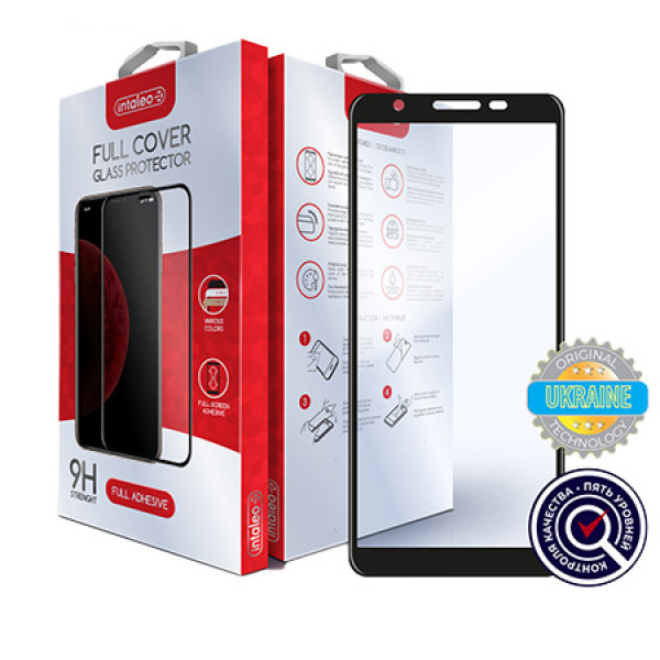 Фото - Захисне скло для смартфону Intaleo Intaleo Full Glue for Samsung M01 core Black (1283126505034)