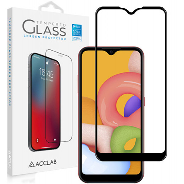 Фото - Захисне скло для смартфону ACCLAB Full Glue for Samsung A01 (1283126508493)
