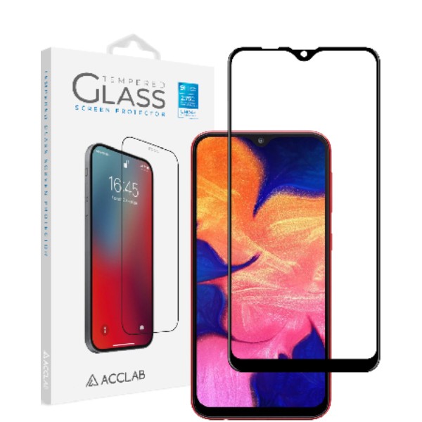 Фото - Защитное стекло для смартфона ACCLAB Full Glue for Samsung A10 Black (1283126508509)