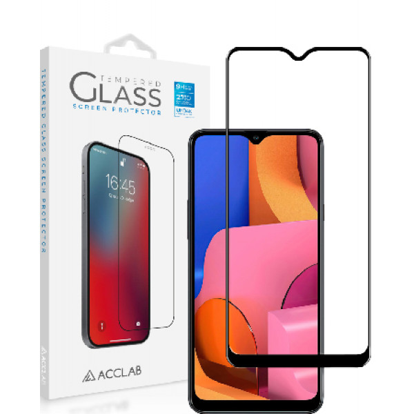 Фото - Захисне скло для смартфону ACCLAB Full Glue for Samsung A20s Black (1283126508530)