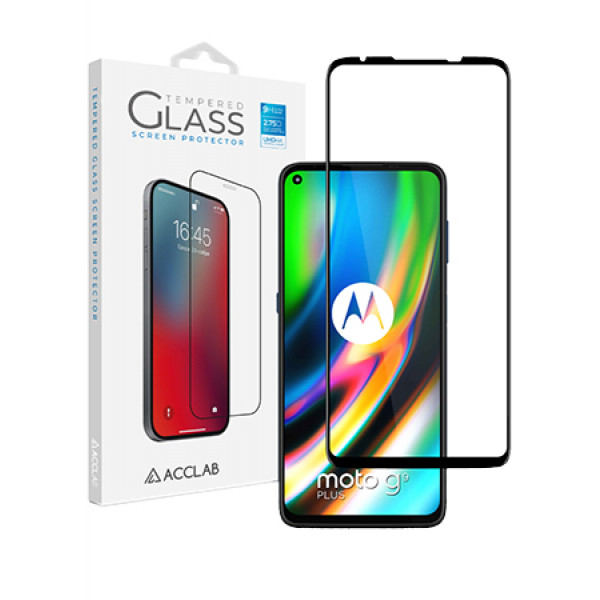 Фото - Защитное стекло для смартфона ACCLAB Full Glue for MOTO G9 Plus (1283126509049)