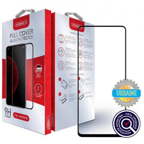 Фото - Захисне скло для смартфону Intaleo for Poco X3 Full Glue Black (1283126509483)