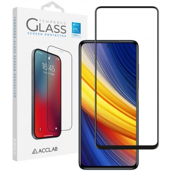 Фото - Захисне скло для смартфону ACCLAB Full Glue for Poco X3 Pro Black (1283126511851)