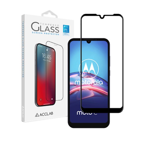 Фото - Защитное стекло для смартфона ACCLAB Full Glue for MOTO E6s (1283126516160)