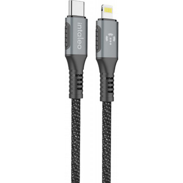 Фото - Кабель синхронізації даних Intaleo CBGPD30WTL1 USB-Lightning 1.2 м Grey (1283126518089)