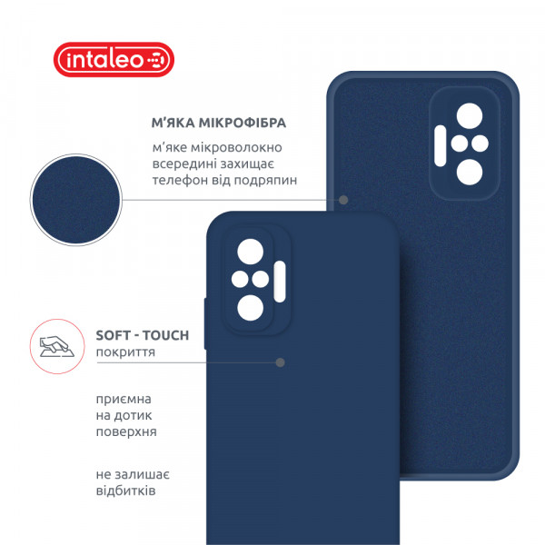 Фото - Чехол для смартфона Intaleo (SoftShell Camera Protection for Xiaomi Redmi Note 10 Pro Blue (1283126520846)