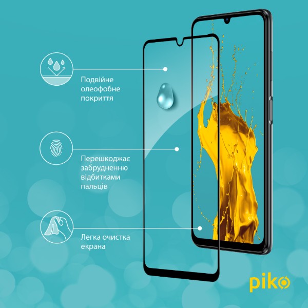 Фото - Захисне скло для смартфону Piko Full Glue for ZTE Blade V40 Vita Black (1283126545702)