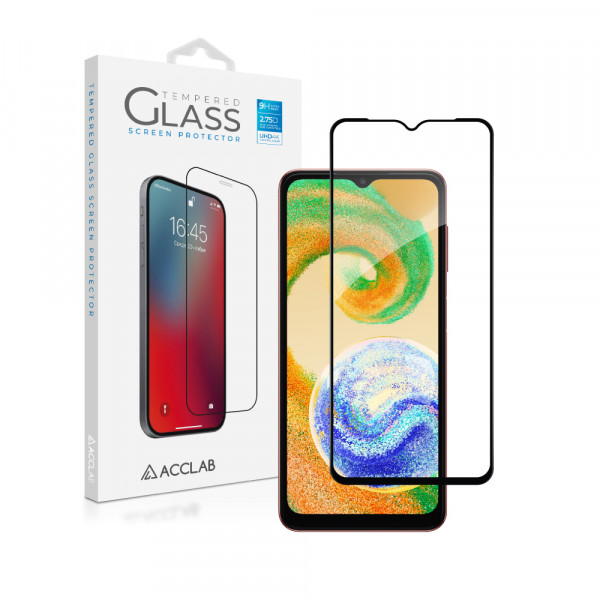 Фото - Захисне скло для смартфону ACCLAB Full Glue for Samsung A04e Black (1283126547164)