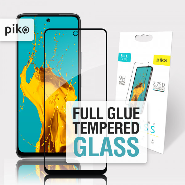 Фото - Захисне скло для смартфону Piko Full Glue for Infinix Hot 20S Black Paper pack (1283126551406)