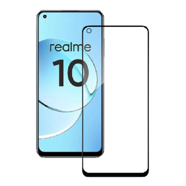Фото - Защитное стекло для смартфона ACCLAB Full Glue for Realme 10 4G Black (1283126551437)