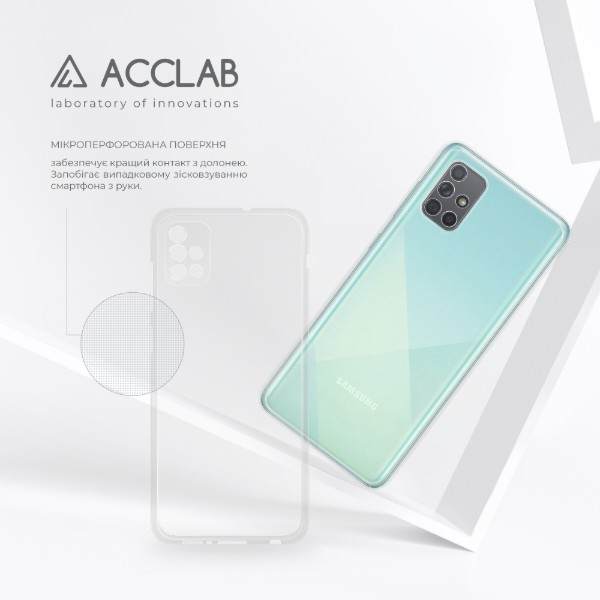 Фото - Чохол для смартфону ACCLAB Anti Dust for Samsung Galaxy A71 4G (1283126553318)