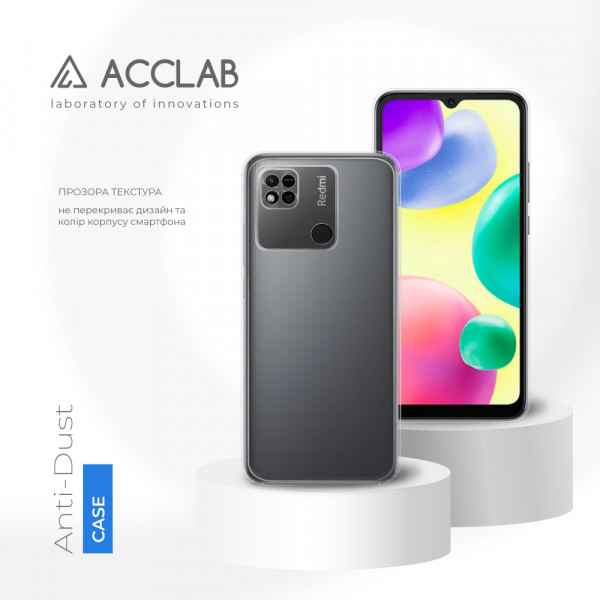 Фото - Чохол для смартфону ACCLAB Anti Dust for Xiaomi Redmi 10A (1283126553486)