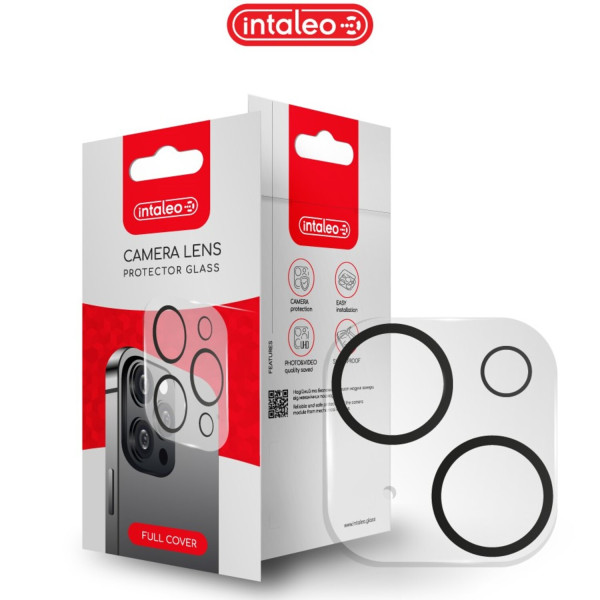 Фото - Захисне скло для смартфону Intaleo Camera Lens for Apple iPhone 15/15 Plus Black (1283126576850)