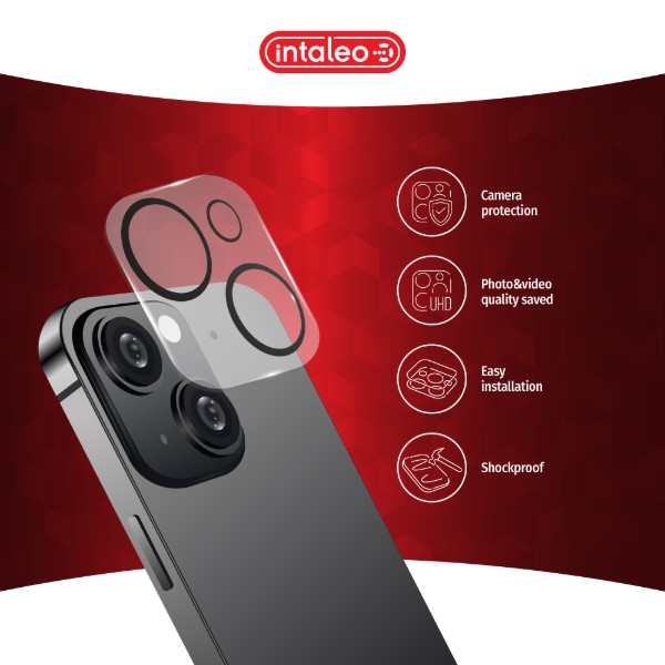Фото - Защитное стекло для смартфона Intaleo Camera Lens for Apple iPhone 14/14 Plus Black (1283126576843)