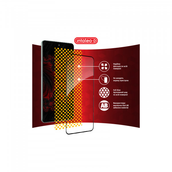 Фото - Захисне скло для смартфона Intaleo Full Glue for Samsung M53 5G Black (1283126524301)