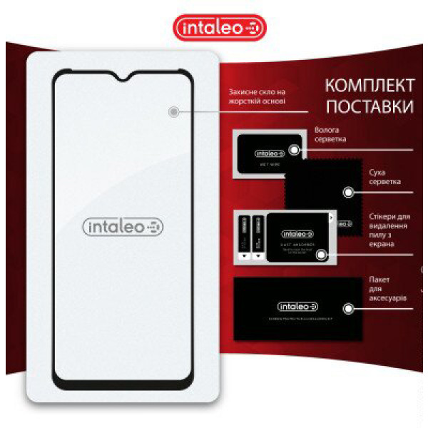 Фото - Захисне скло для смартфону Intaleo Full Glue for Realme C30S Black (1283126551918)