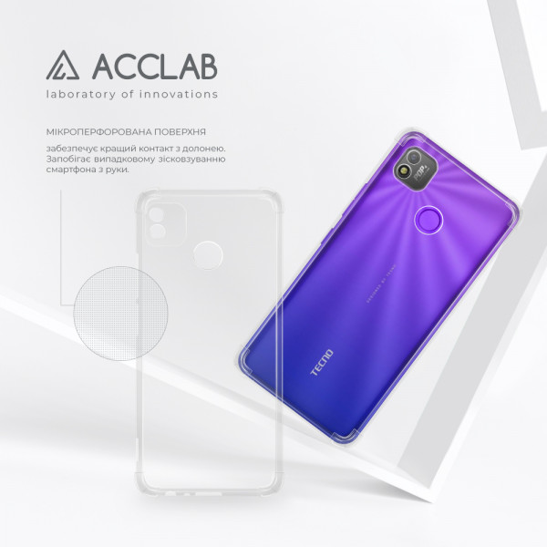 Фото - Чохол для смартфону ACCLAB Shockproof for Tecno Pop 4 (1283126553981)