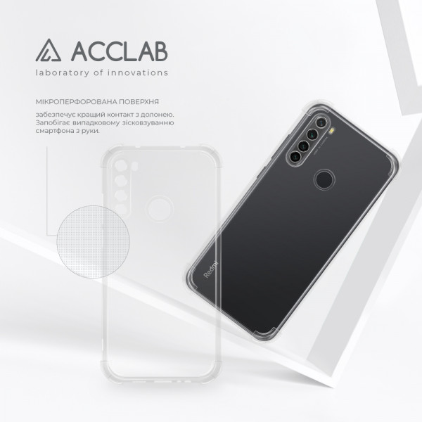 Фото - Чохол для смартфону ACCLAB Shockproof for Xiaomi Redmi Note 8 (1283126554162)