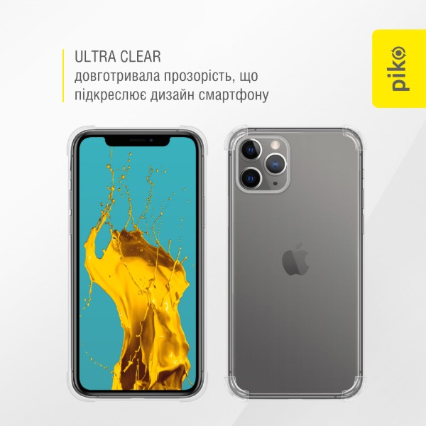 Фото - Чохол для смартфону Piko TPU Shockproof for Apple iPhone 11 Pro Max Light (1283126610035)