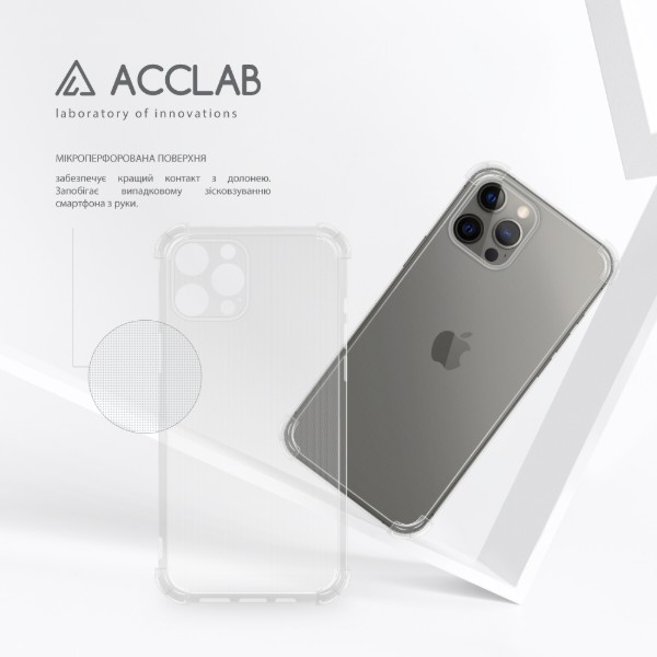 Фото - Чехол для смартфона ACCLAB TPU Shockproof for Apple iPhone 12 Pro Max Light (1283126610820)