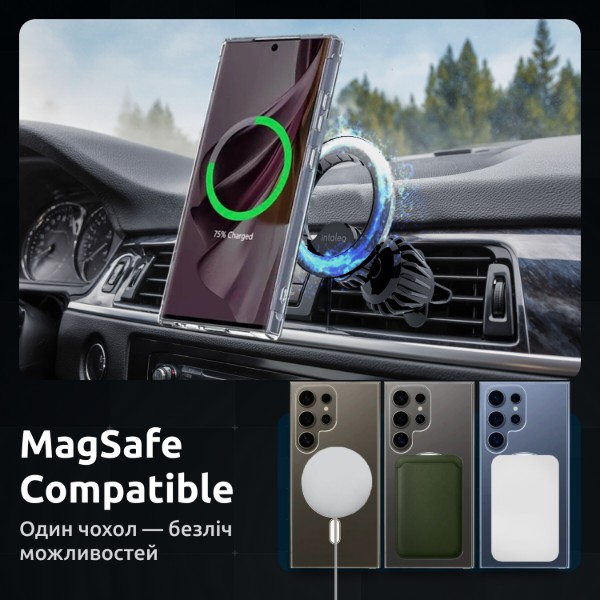 Фото - Чохол для смартфону Intaleo CLEAR for Samsung Galaxy S25 Ultra з MagSafe (1283126616167)