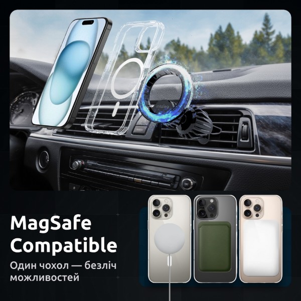 Фото - Чохол для смартфону Intaleo CLEAR for Apple iPhone 16 Pro Max з MagSafe with Box (1283126607929)