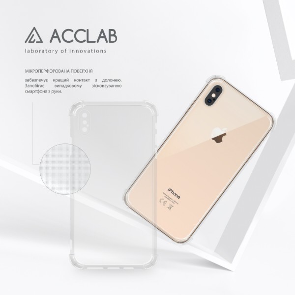 Фото - Чехол для смартфона ACCLAB TPU Shockproof for Apple iPhone XS Max Light (1283126610882)
