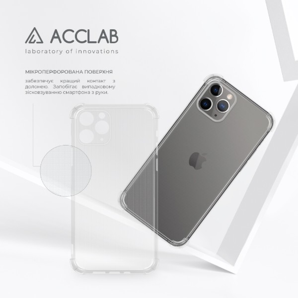 Фото - Чехол для смартфона ACCLAB TPU Shockproof for Apple iPhone 11 Pro Max Light (1283126610790)