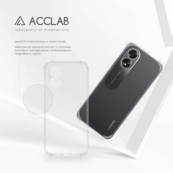 Фото - Чехол для смартфона ACCLAB TPU Shockproof for Oppo A18/A38 Light (1283126610943)