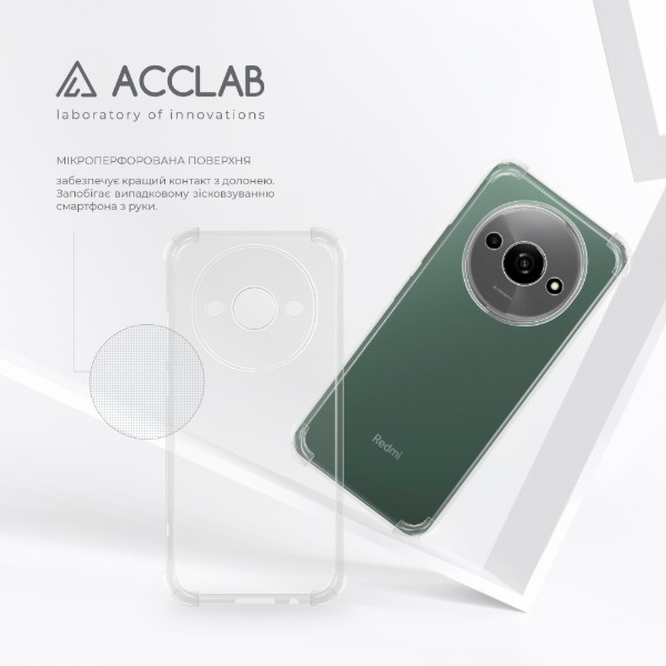 Фото - Чохол для смартфону ACCLAB TPU Shockproof for Xiaomi Redmi A3 Light (1283126611070)