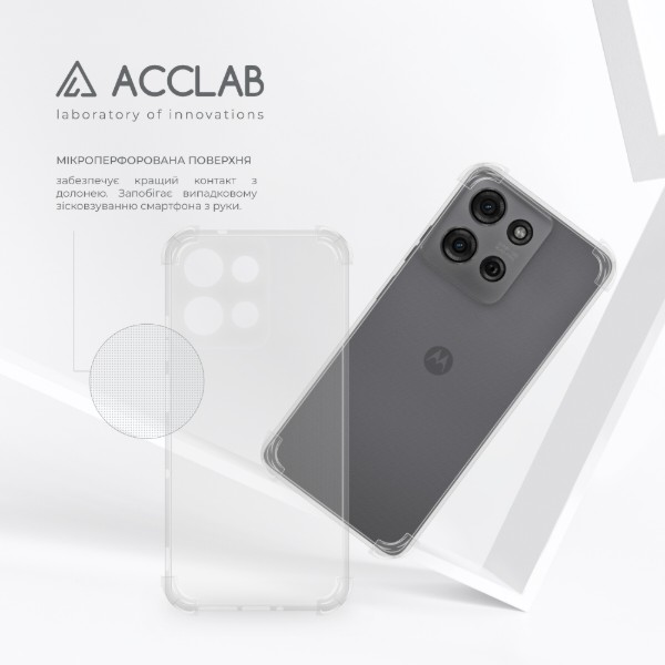 Фото - Чохол для смартфону ACCLAB TPU Shockproof for Motorola G75 5G Light (1283126616297)