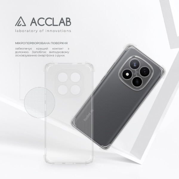 Фото - Чехол для смартфона ACCLAB TPU Shockproof for Xiaomi Redmi Note 14 Pro Plus 5G Light (1283126616518)
