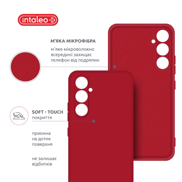 Фото - Чохол для смартфону Intaleo Silicone for Samsung Galaxy A56 Red (1283126640315)