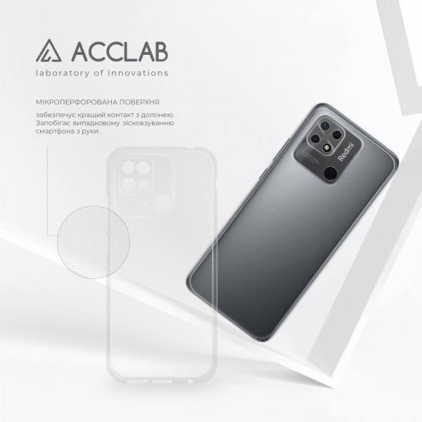 Фото - Чохол для смартфону ACCLAB Anti Dust for Xiaomi Redmi 10C (1283126553493)