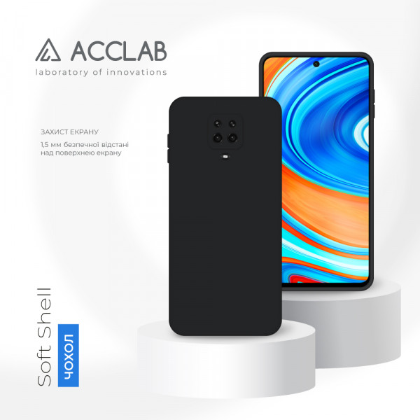 Фото - Чохол для смартфону ACCLAB SoftShell forXiaomi Redmi Note 9 Pro Max (1283126562259)