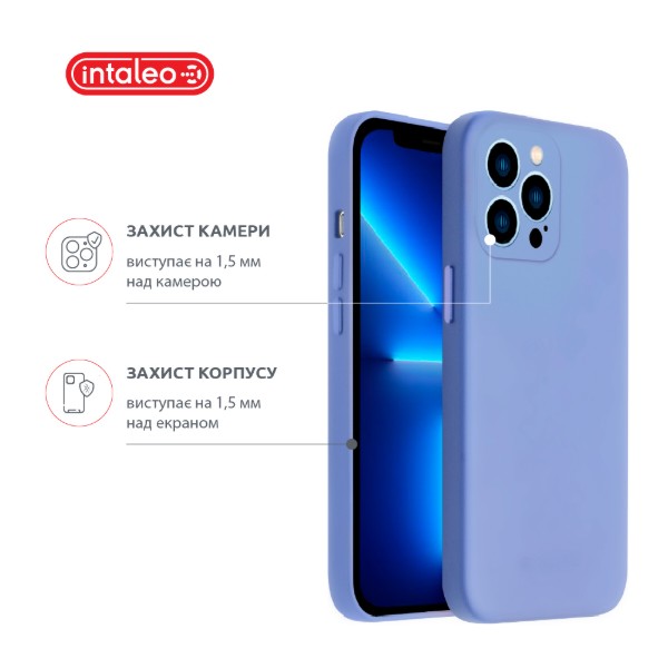 Фото - Чохол для смартфону Intaleo SoftShell Camera Protection for Apple iPhone 13 Pro 
Violet (1283126520433)