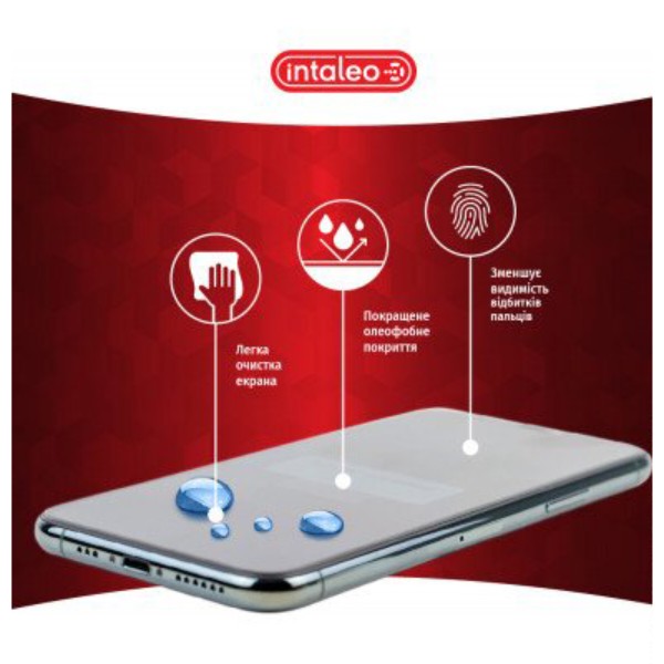 Фото - Захисне скло для смартфону Intaleo Full Glue for Realme C30 Black (1283126546198)