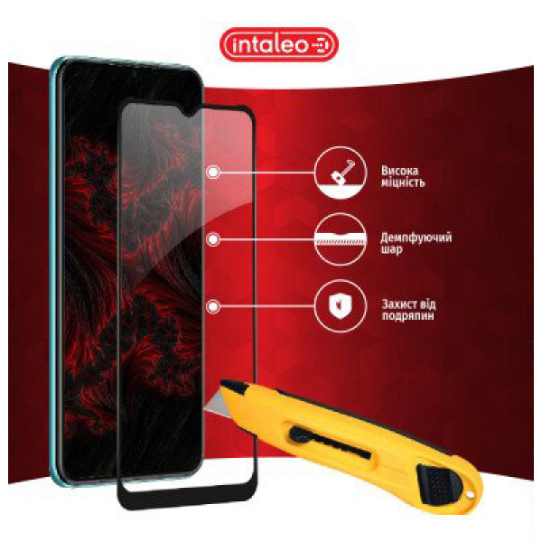 Фото - Захисне скло для смартфону Intaleo Full Glue for Realme C30S Black (1283126551918)